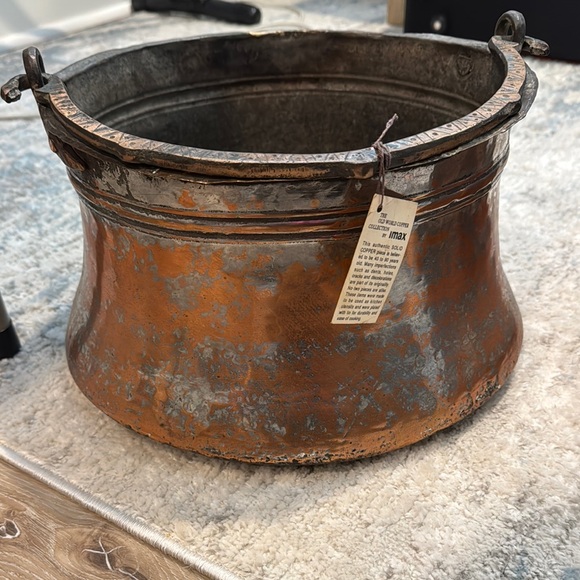 Vintage Copper Cauldron